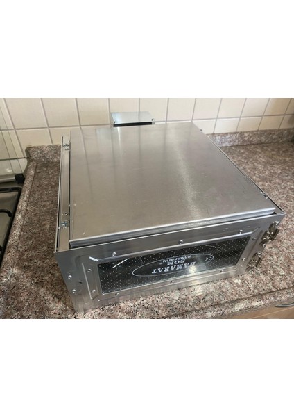 & Elis Concept Hamarat Xl Büyük Boy Çift Rezistans Pratik Fırın 2500W Bazlama Lahmacun Ekmek Pide Pizza Et Tavuk fırsatları