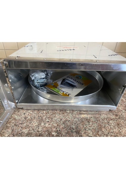 & Elis Concept Hamarat Xl Büyük Boy Çift Rezistans Pratik Fırın 2500W Bazlama Lahmacun Ekmek Pide Pizza Et Tavuk