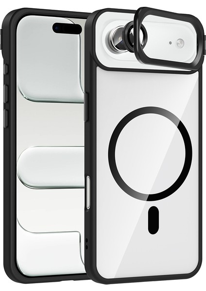 iPhone 17 Air Kılıf Etro Kamera Lens Hediyeli Manyetik Şarj Kapak