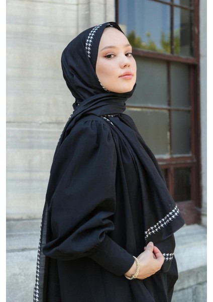 Hint Ipek Premium Lux Original Monogram Şal (Ipek Vual, Özel Seri, Yüksek Kalite, Hafif, Rahat, Şık, Tesettür Giyim, Shawl, Hijab) modelleri