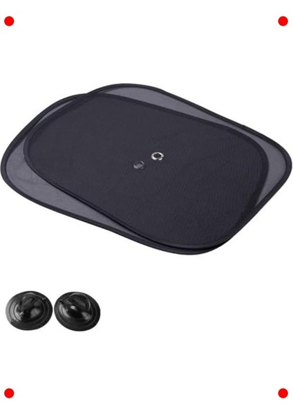 Araç Yan Cam Güneşlik Perde Seti 2'li