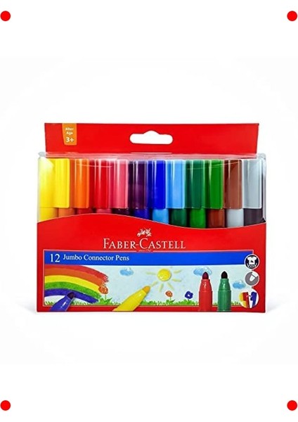 Jumbo Keçeli Kalem Seti (12 Renk)