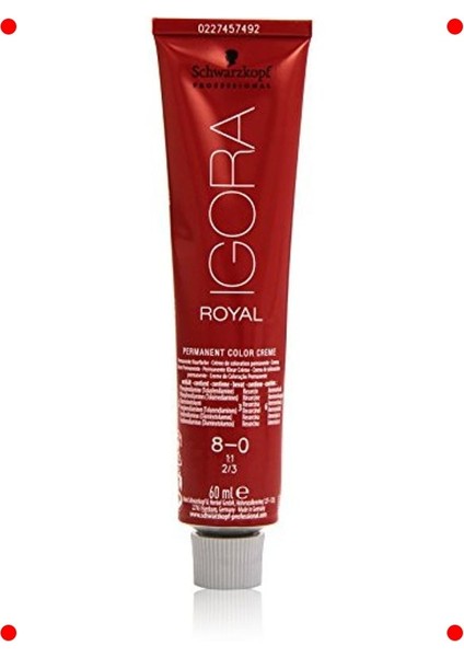 Profesyonel Saç Boyası - Açık Kumral 60ML