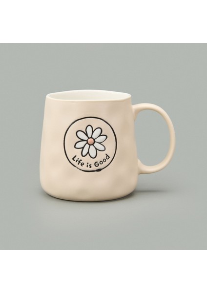 Kitchen Life Is Good Kupa - Krem - 450 ml