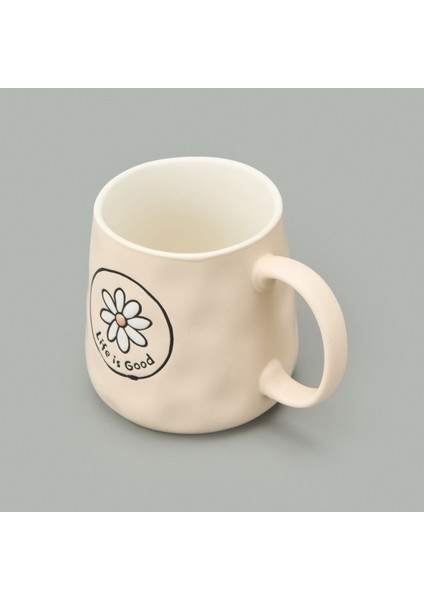 Kitchen Life Is Good Kupa - Krem - 450 ml modelleri