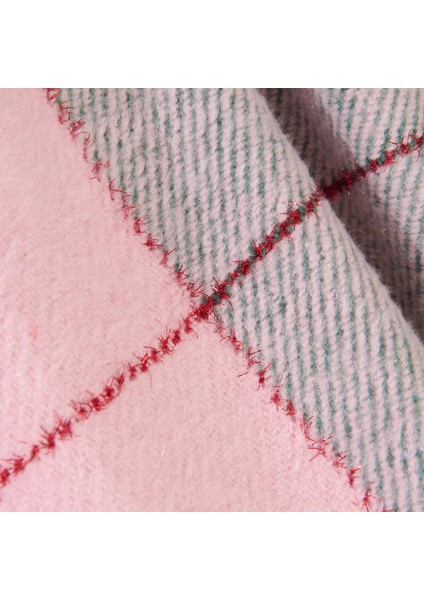 Soft Vintera Pamuklu Tv Battaniyesi - Kırmızı / Yeşil - 130X170 cm fiyatları