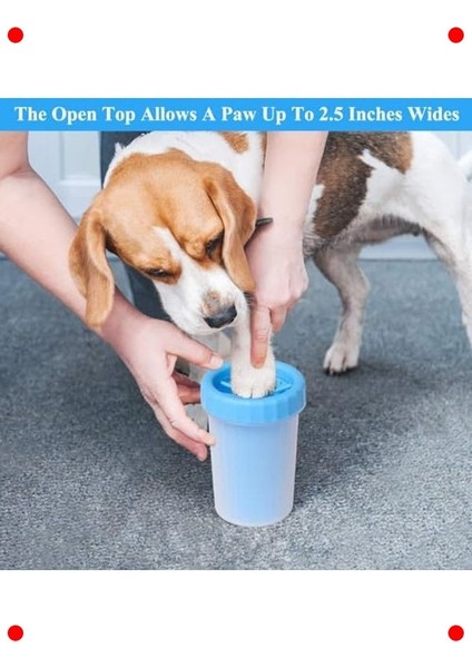 Taşınabilir Silikon Fırçalı Köpek Pati Temizleyici fırsatları