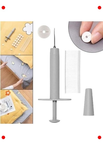 Yorgan Kılıfı ve Çarşaf Tutucu Sabitleyici Düğme Kiti