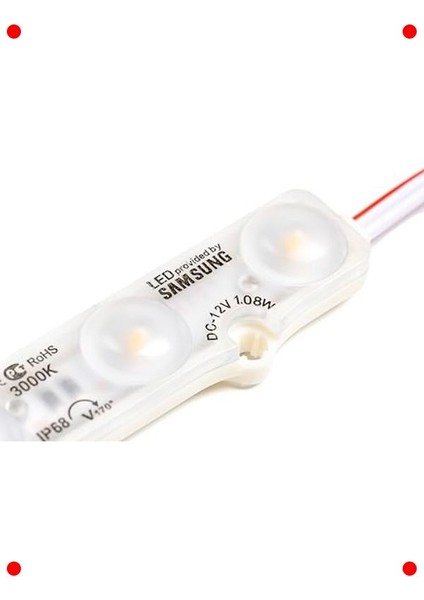 Mercekli Modül LED Işık - 10 Adet Günışığı 3000K