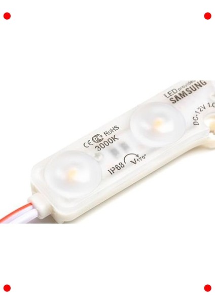 Mercekli Modül LED Işık - 10 Adet Günışığı 3000K indirimleri