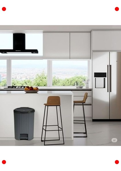 12 Litre Bas Aç ve Pedallı Şık Çöp Kovası fiyatları