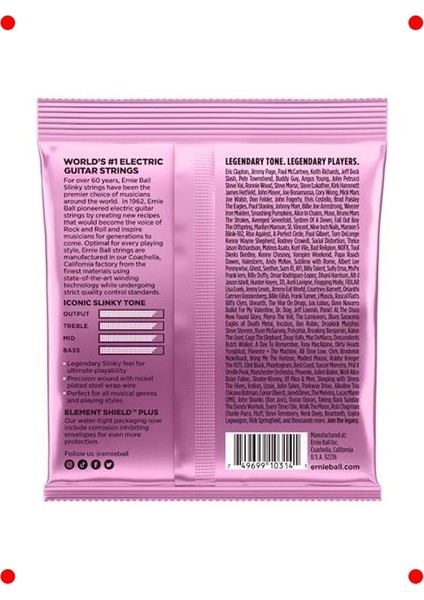 Elektro Gitar Telleri - Mega Slinky (10.5-48) fiyatları