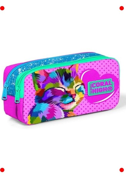 Iki Bölmeli Geniş Kapasiteli Kalem Çantası