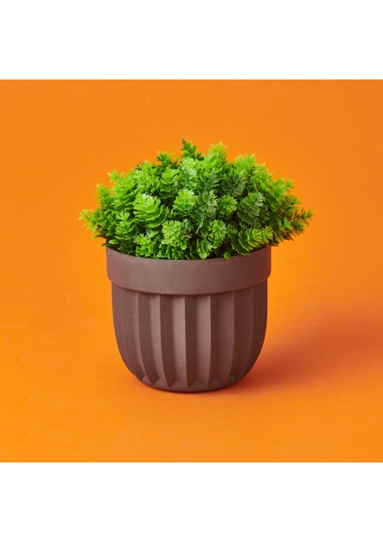 Dekor Saksılı Yapay Çiçek - Asorti - 14X14 cm