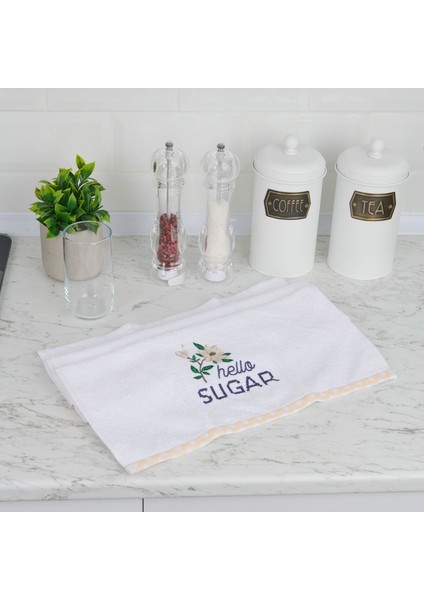 Soft Sugar Mutfak Havlusu - Ekru - 40X66 cm