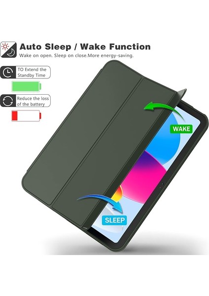 Apple iPad Pro 11 (2020) 2. Nesil Kalemlikli Yatay Standlı Versa Smart Kılıf A2228 A2068 A2230 A2237 modelleri