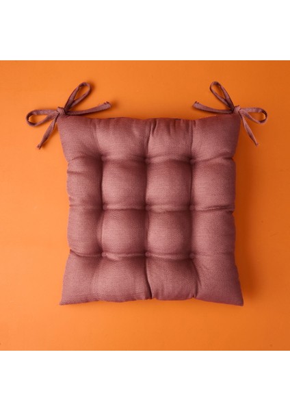 Soft Traum Sandalye Minderi - Gülkurusu - 40X40 cm