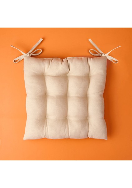 Soft Traum Sandalye Minderi - Bej - 40X40 cm