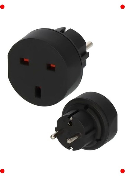 Siyah Avrupa'dan Ingiltere'ye Seyahat Adaptörü