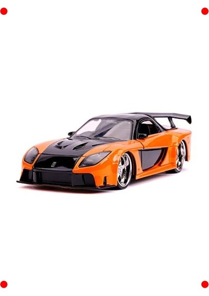 Hızlı ve Öfkeli Mazda Rx-7 Model Araba 1:24
