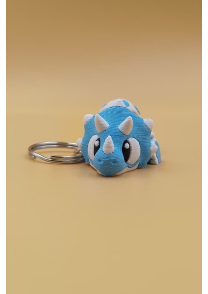 Sevimli Bebek Dinozor Figürlü Hareketli Anahtarlık Çanta Süsü Charm modelleri