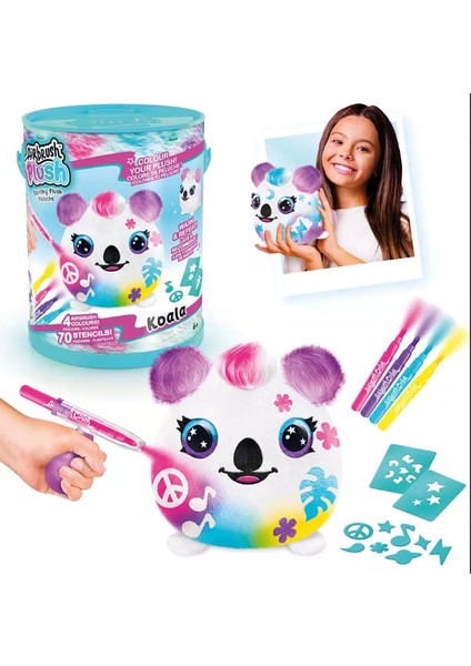 Airbrush Plush Neon Boyanıp Yıkanabilen Peluş Koala fiyatları