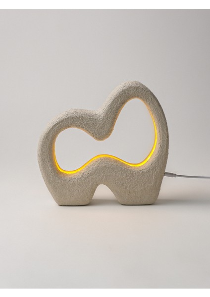 Alen Alçı Dokulu Dokunmatik LED Masa Lambası (21 x 22 Cm) fiyatları