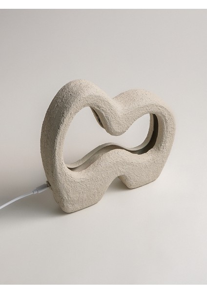 Alen Alçı Dokulu Dokunmatik LED Masa Lambası (21 x 22 Cm) modelleri