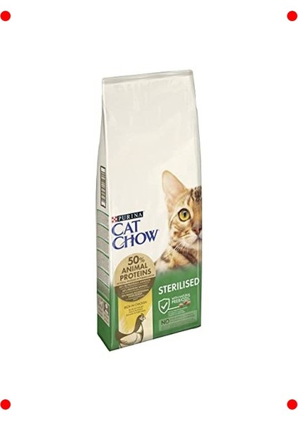 Kısırlaştırılmış Kedilere Özel Tavuklu Mama (15 Kg)