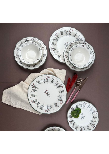 Terra 24 Parça Yemek Takımı - Renkli fiyatları