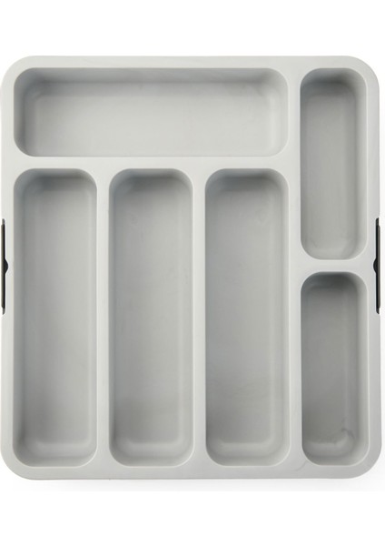 Sürgülü Kaşıklık - Gri - 31X35,5 cm