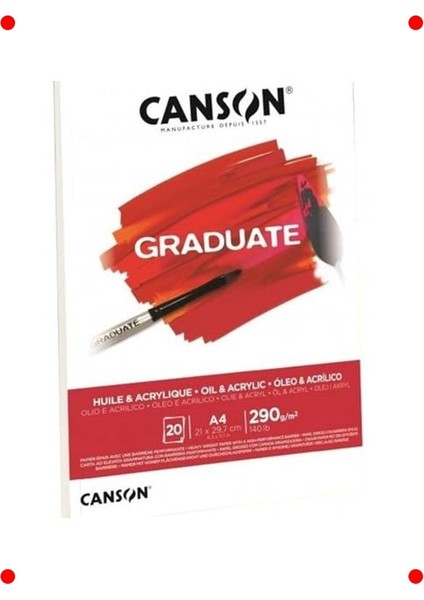 A5 Yağlı & Akrilik Boya Kağıt Bloğu (20 Yaprak)