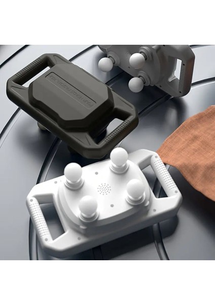 Nexoran®4 Başlıklı Masaj Tabancası - 12W Derin Doku & Kas Ağrısı Giderici, 20 Seviye & 6 Mod - Siyah indirimleri