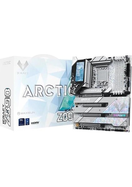 Ms-Icraft Z890 Arctıc Wıfı7 Ddr5 Hdmı-Dp Typec Pcıe 5.0 1851P Atx Beyaz