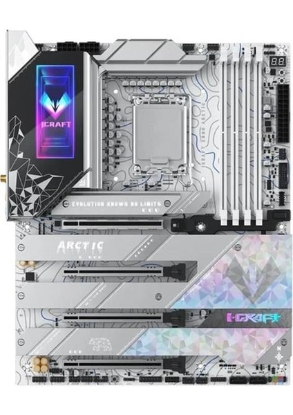 Ms-Icraft Z890 Arctıc Wıfı7 Ddr5 Hdmı-Dp Typec Pcıe 5.0 1851P Atx Beyaz fiyatları