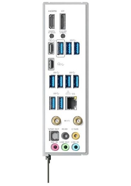 Ms-Icraft Z890 Arctıc Wıfı7 Ddr5 Hdmı-Dp Typec Pcıe 5.0 1851P Atx Beyaz