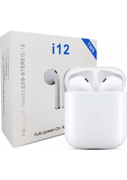 🎧 Katjmer I12 Tws | Bluetooth 5.0 Kablosuz Kulakiçi Kulaklık | Şarj Kutulu | Siyah Renk