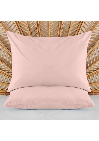 Soft Basic 2'li Yastık Kılıfı - Gülkurusu - 50X70 cm