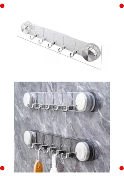 Vakumlu ve Yapışkanlı Mutfak Banyo Duvar Askısı fiyatları