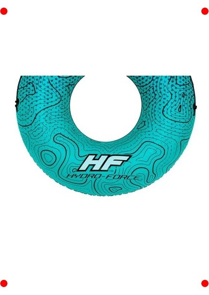 Nehir Tipi Şişme Simit - Yeşil 106X106X27 cm fırsatları