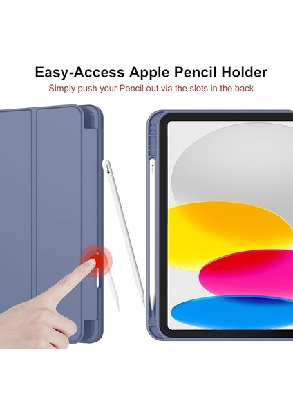 Apple iPad 10. Nesil 10.9 (2022) Kalemlikli Yatay Standlı Versa Smart Kılıf A2696 A2757 A2777 A3164 indirimleri