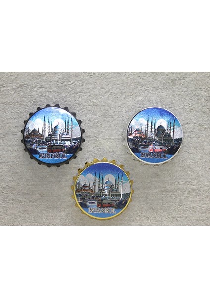 Istanbul Temalı Metal Magnet ALK4339