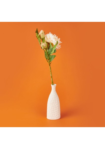 Şakayık Yapay Çiçek - Krem - 65 cm
