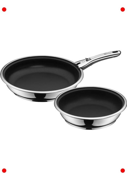 Click & Serve 3 Parça Tava Seti (24+28 Cm) + Sap