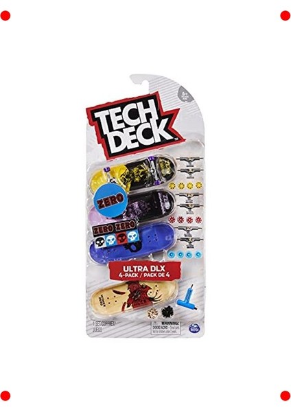 4'lü Parmak Kaykay Seti (6+ Yaş)