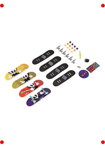 4'lü Parmak Kaykay Seti (6+ Yaş) modelleri