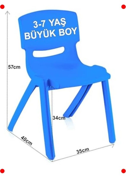 Büyük Şirin Çocuk Sandalyesi Açık Mavi fiyatları