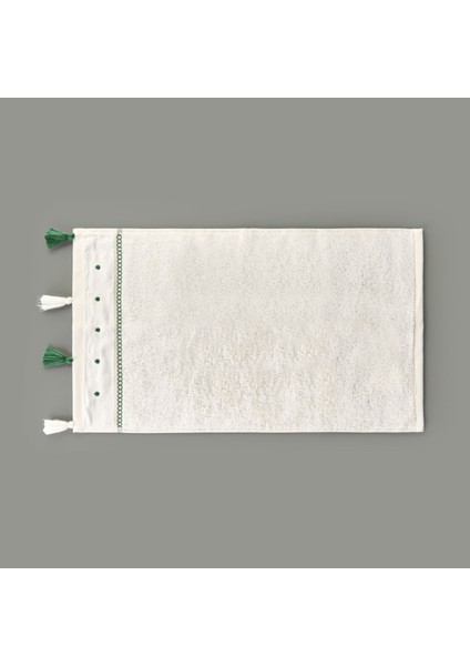 Soft Piene El Havlusu - Ekru / Yeşil - 30X50 cm fiyatları
