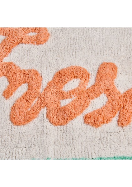 Soft Fresh Granny Tufting Banyo Paspası - Beyaz - 60X90 cm fiyatları