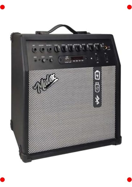 Taşınabilir Elektro Gitar Amfisi (50W, Usb, Bt) fiyatları